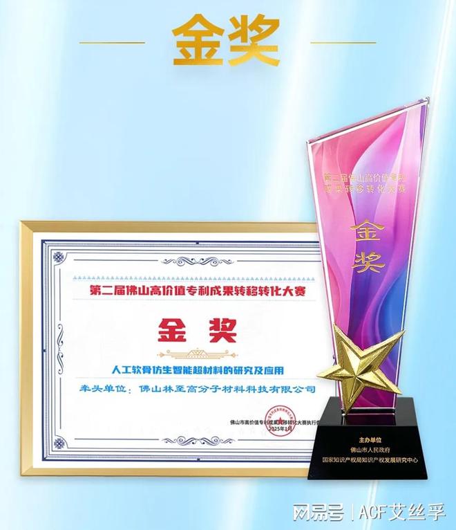 二届佛山高价值专利成果转移转化大赛金奖】新利体育最新版appACF软谷获得【第(图3)